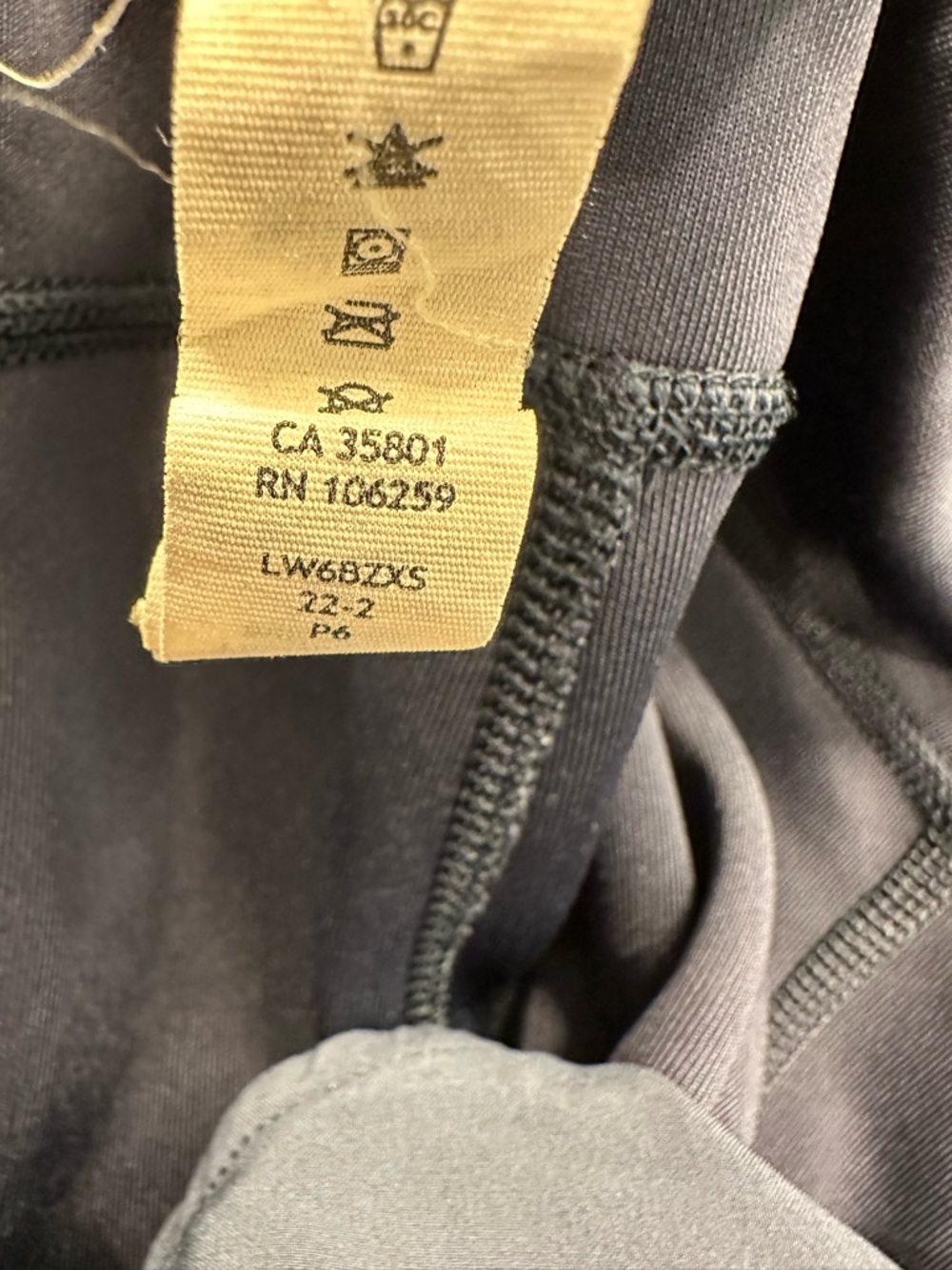 Lululemon Softstreme High-Rise Straight Leg Crop Pants True Navy Size 10 - Picture 7 of 7